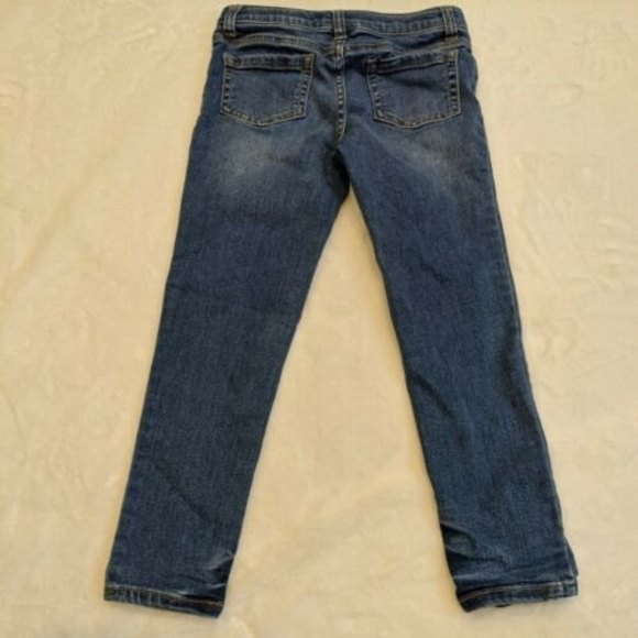 Cat And Jack Girl's Stretch Soft Denim Jegging Size 6 Pull On Blue EUC - Picture 11 of 12
